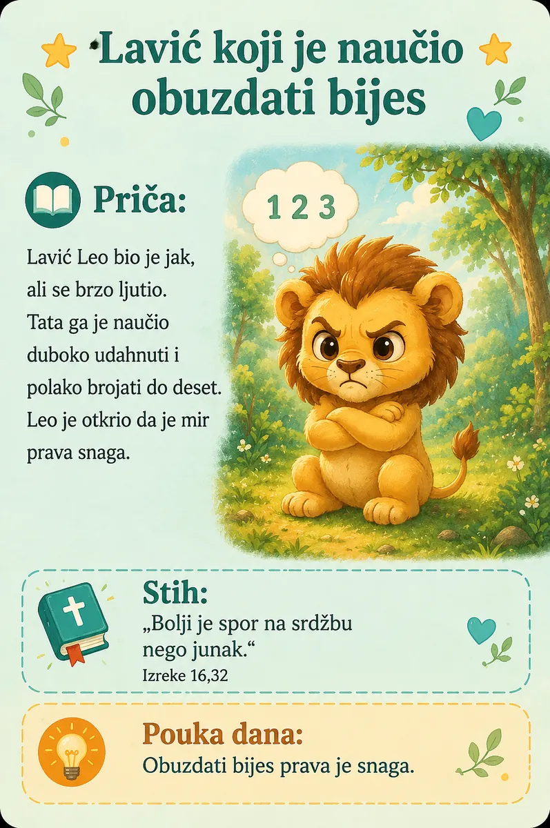 Lavić koji je naučio obuzdati bijes