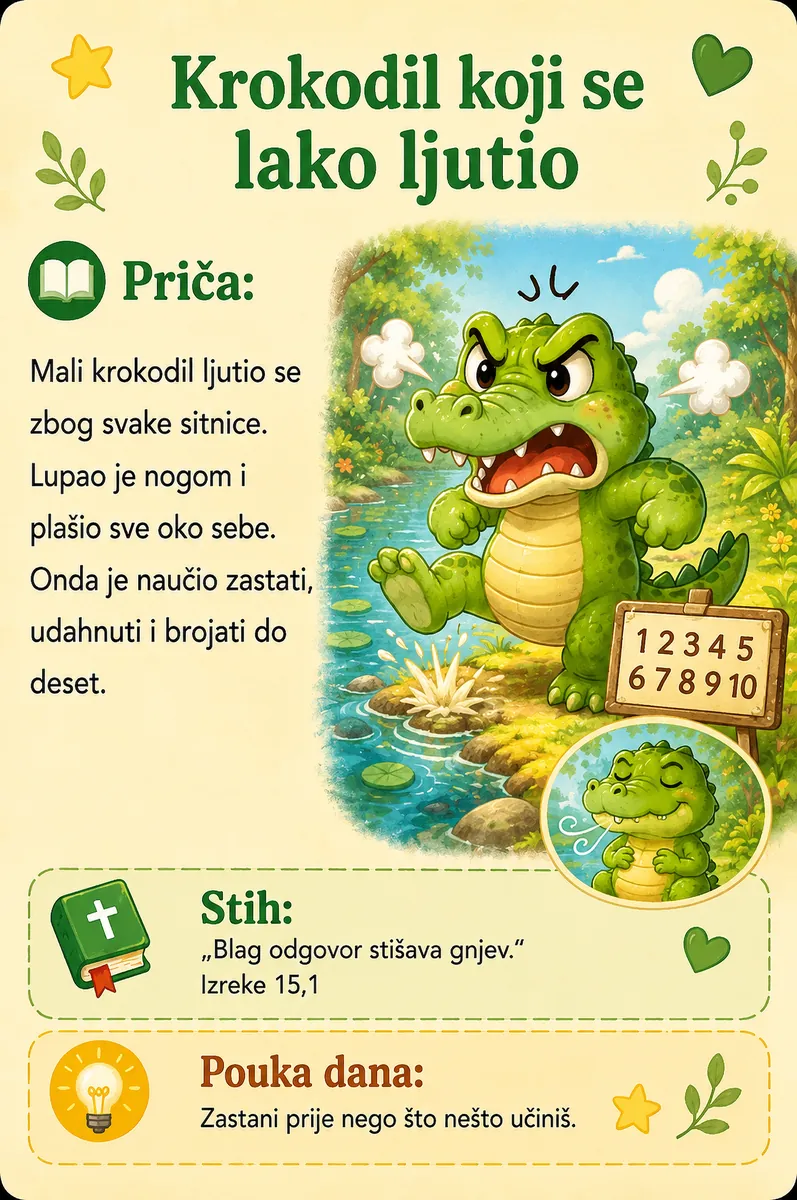 Krokodil koji se lako ljutio