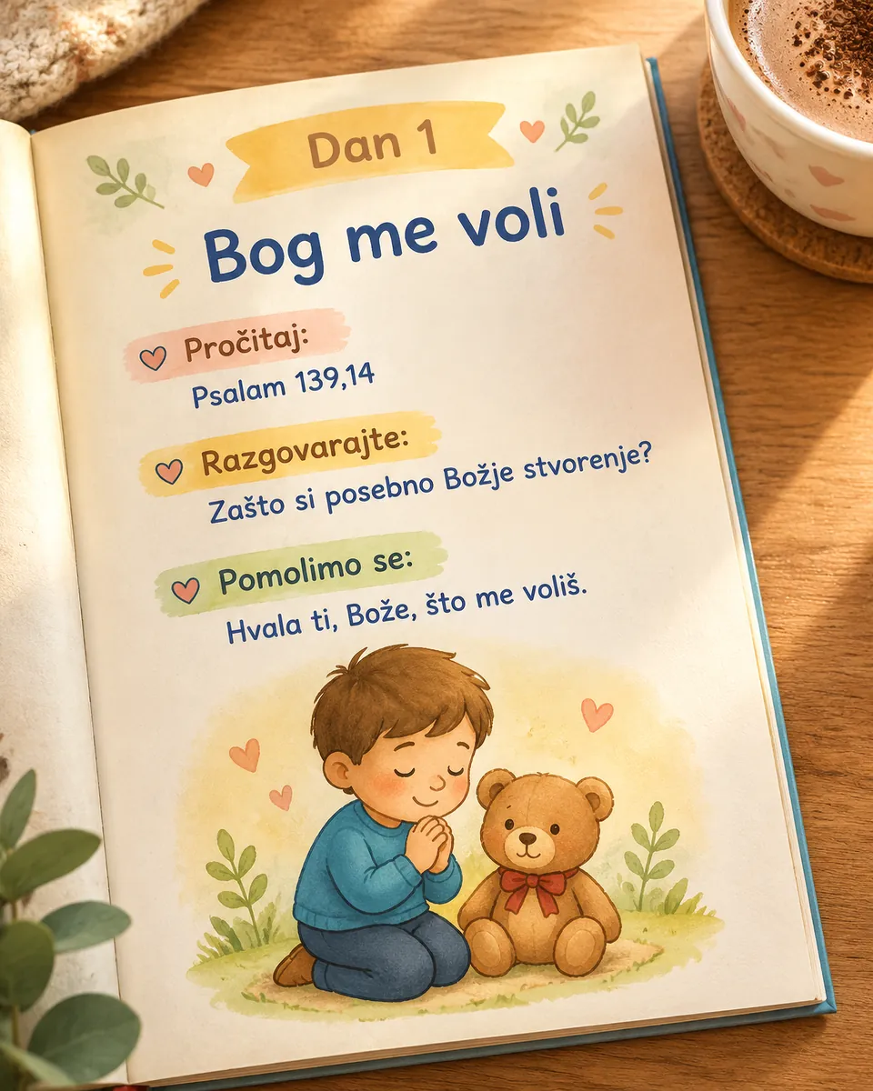 Stranica iz pobožnosti: Dan 1